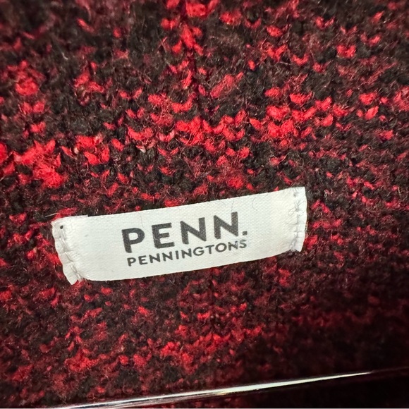 Penningtons mock neck plaid sweater - Picture 6 of 7